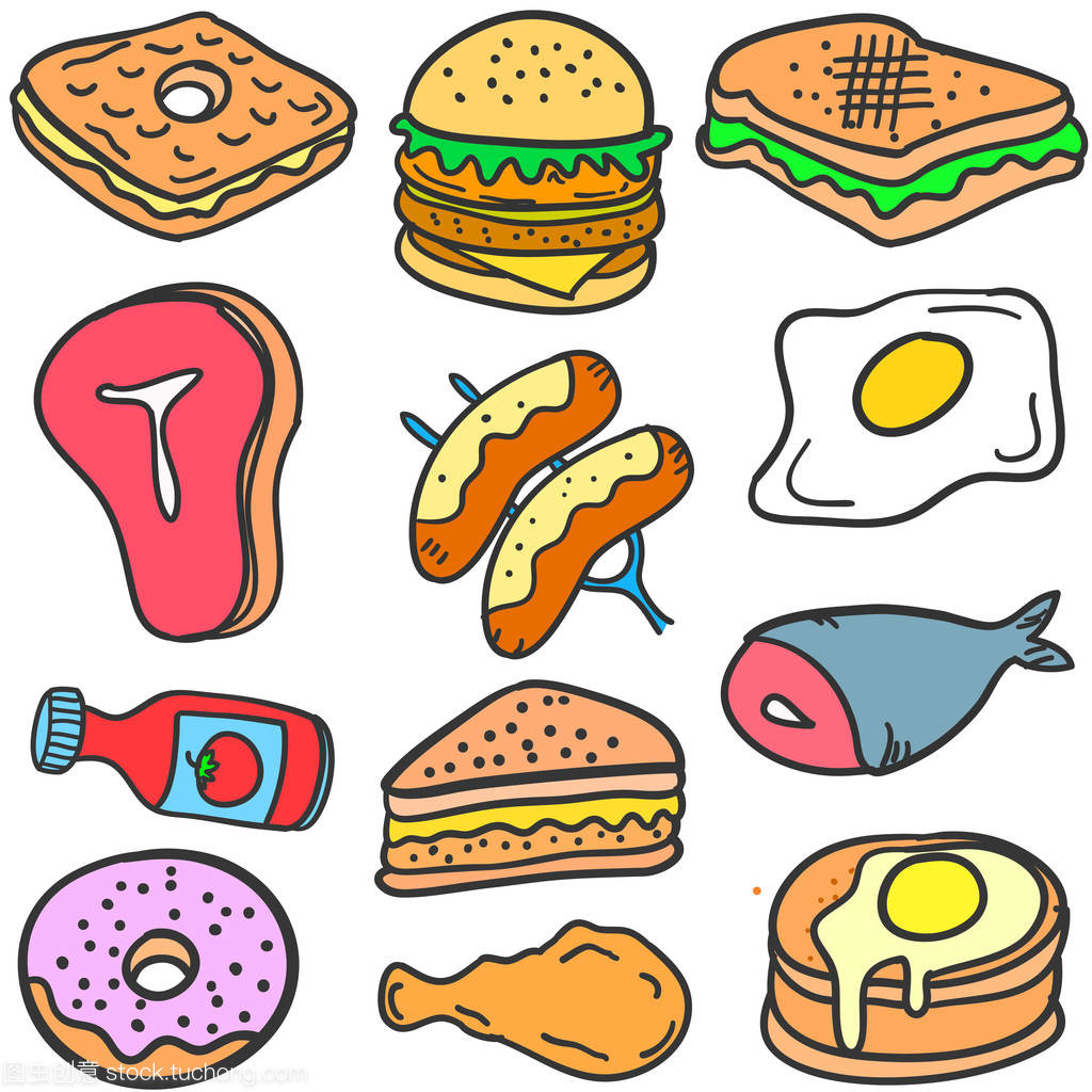 舌尖上的线条 用矢量艺术涂鸦探索食物的趣味世界